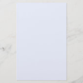 Dusty Blue  Waterverf Floral Stationery Briefpapier (Achterkant)