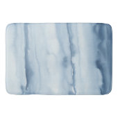 Dusty Blue Waterverf Modern Badmat (Voorkant)