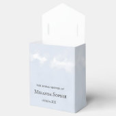 Dusty Blue Waterverf Peony Vrijgezellenfeest Bedankdoosjes (Geopend)