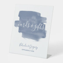 Dusty Blue Waterverf Wedding Cards & Gifts