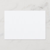 Dusty Blue Wedding Attire Card with QR Code Kaart (Achterkant)