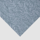 Dusty Blue Wedding  Botanical Tissuepapier (Detail)
