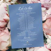 Dusty Blue Wedding Bridal tijdlijn