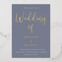 Dusty Blue Wedding Color Palette Gold