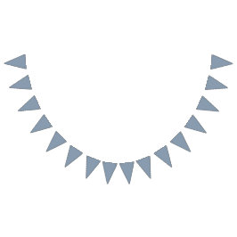 Dusty Blue Wedding Decoratie Vlaggetjes