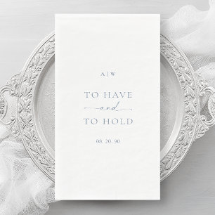 Dusty Blue Wedding – Elegant Minimal Design Servet
