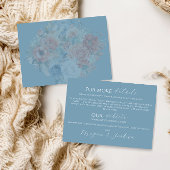 Dusty Blue Wedding Enclosure Kaart