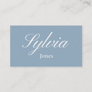 Dusty blue wedding & Engagement table place card Plaatskaartje