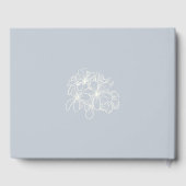 Dusty Blue Wedding Guest Book Gastenboek (Achterkant)