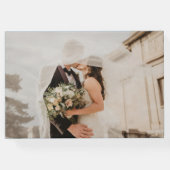 Dusty Blue Wedding Guest Book Gastenboek (Achterkant)