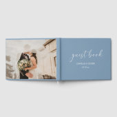 Dusty Blue Wedding Guest Book Gastenboek (Volledig)