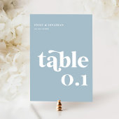 Dusty Blue Wedding Kaart