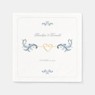  Dusty Blue Wedding Napkins Servet
