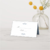 Dusty Blue Wedding Place Card Plaatskaartje (Voorkant)