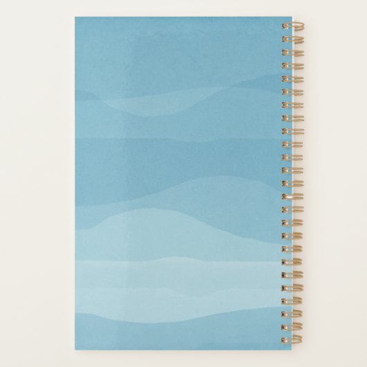 Dusty Blue Wedding Planner (Achterkant)