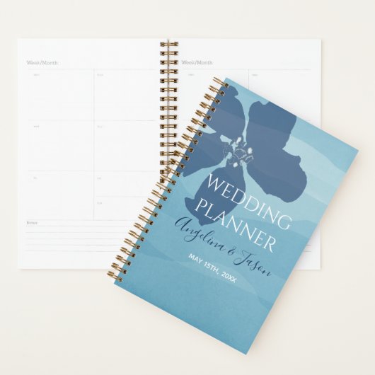 Dusty Blue Wedding Planner (Display)