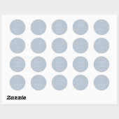 Dusty Blue Wedding Sticker - TE HEBBEN EN TE HOUDE (Vel)