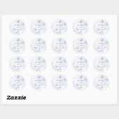Dusty Blue Wedding Sticker - TE HEBBEN EN TE HOUDE (Vel)