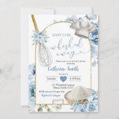 Dusty Blue weggeslingerd Vrijgezellenfeest Kaart (Voorkant)