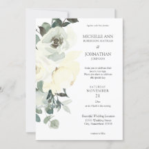 Dusty Blue & White Floral Wedding - White 2