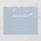Dusty Blue White Magnolias Wedding (Voorkant)
