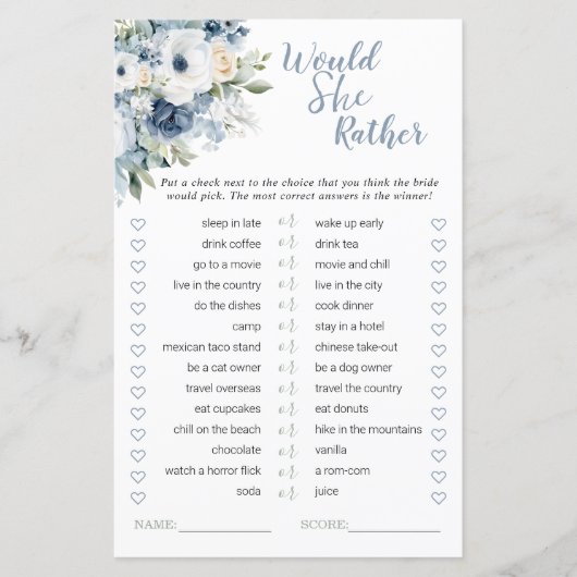 Dusty Blue wil dat ze liever Vrijgezellenfeest spe (Voorkant)