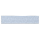 Dusty Blue Wildflower Baby Shower Table Runner Korte Tafelloper (Horizontaal)