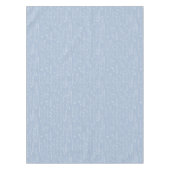 Dusty Blue Wildflower Baby Shower Tablecloth Tafelkleed (Voorkant)