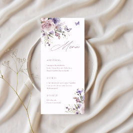Dusty Blue Wildflower | Vlinder Elegant menu