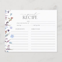 Dusty Blue Wildflower Vrijgezellenfeest Recipe