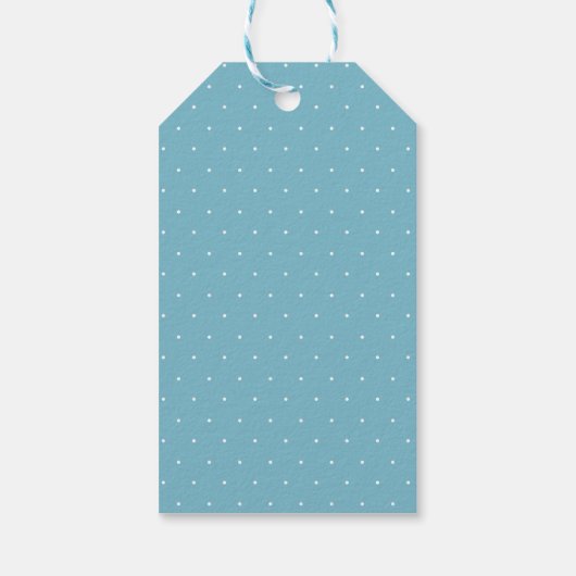 Dusty Blue Woodland Animals Boy Baby shower Favor Cadeaulabel (Achterkant)