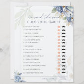 Dusty Blue zei dat ze zei dat Vrijgezellenfeest Ga (Voorkant)