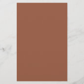 Dusty blush brown Stylish Elegant bruiloft menu (Achterkant)