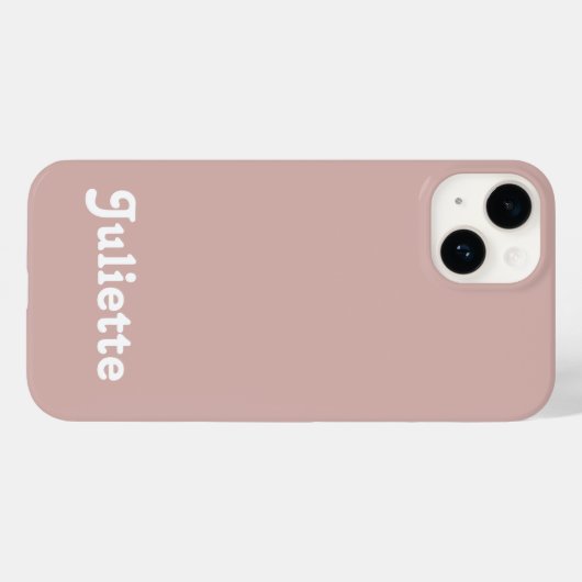 Dusty Blush Case-Mate iPhone Case (Achterkant (horizontaal))