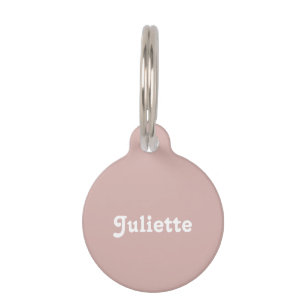 Dusty Blush Huisdierpenning