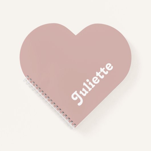 Dusty Blush Notitieboek (Voorkant)