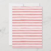 Dusty Blush Pink Gold Floral Vrijgezellenfeest Kaart (Achterkant)