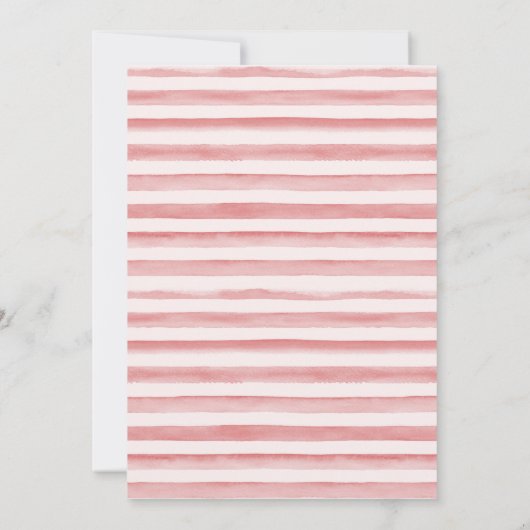 Dusty Blush Pink Gold Floral Vrijgezellenfeest Kaart (Achterkant)