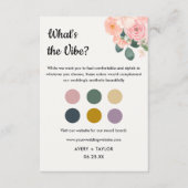 Dusty Blush Pink Wedding Guest Dress Code Card Informatiekaartje (Voorkant)