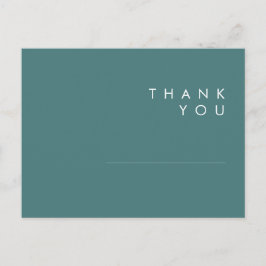Dusty Boho | Groene bruiloft Dank u Briefkaart