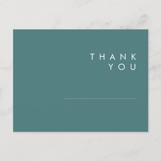 Dusty Boho | Groene bruiloft Dank u Briefkaart (Voorkant)