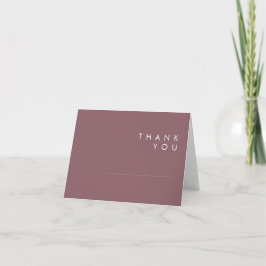 Dusty Boho | Paarse bedankpas Bedankkaart