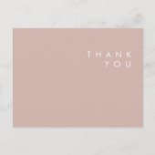 Dusty Boho | Roos en Paarse bruiloft Hartelijk dan Briefkaart (Voorkant)