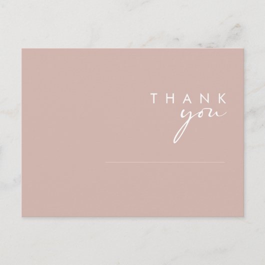 Dusty Boho | Roos en Paarse bruiloft Hartelijk dan Briefkaart (Voorkant)