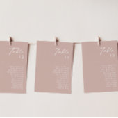 Dusty Boho | Tabelnummer Roos