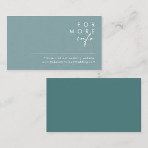 Dusty Boho   Website Kaart blauwe en groene bruilo