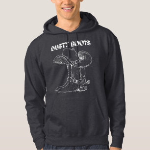 Dusty Boots Cowboy Western Boots Pet Hoodie