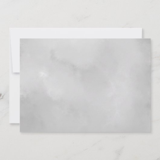 Dusty Botanical Floral Wedding Sla de datum op Save The Date (Achterkant)