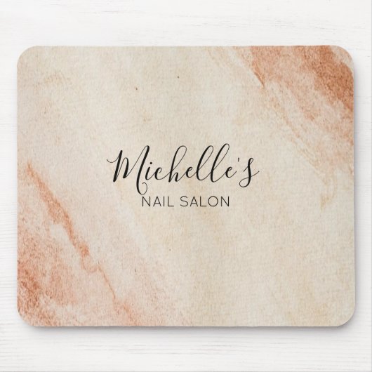 Dusty brown powder chic muismat (Voorkant)