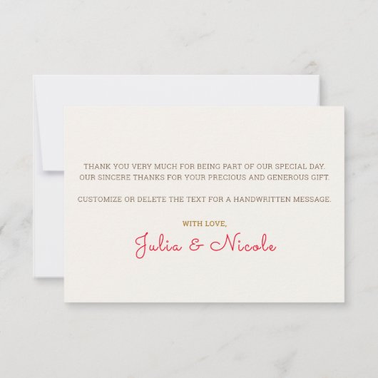 Dusty Brunt Sinaasappel Pioen Bloemen Herfst Bruil (Achterkant)